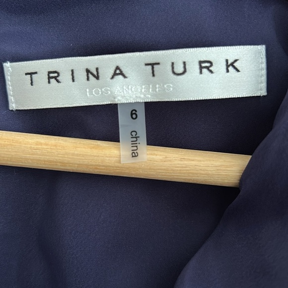 Trina Turk Coltrane Vanguard Floral Fail Button Dress - Picture 10 of 11